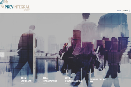 Nova web de PrevintegralGroup